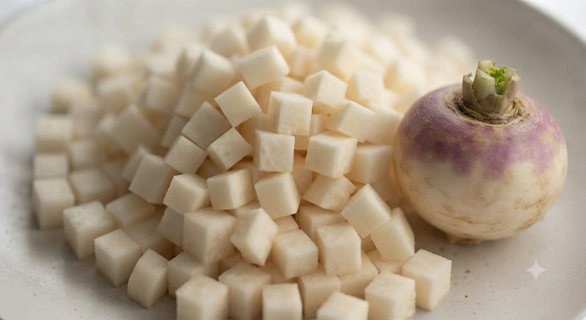 Diced Turnip کٹی ہوئی شلجم