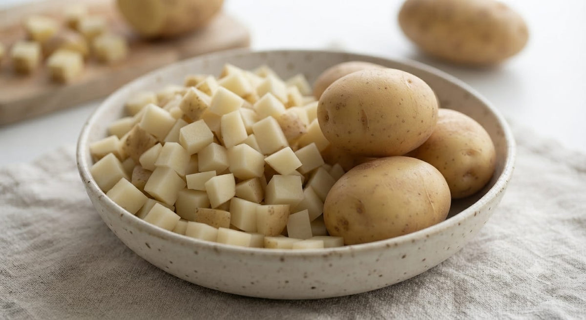 Fresh Cut Potatoes     کٹے ہوئے آلو