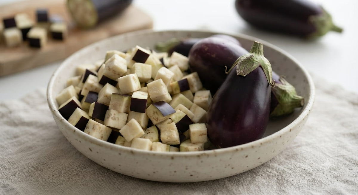 Cut Eggplant کٹے ہوئے بینگن
