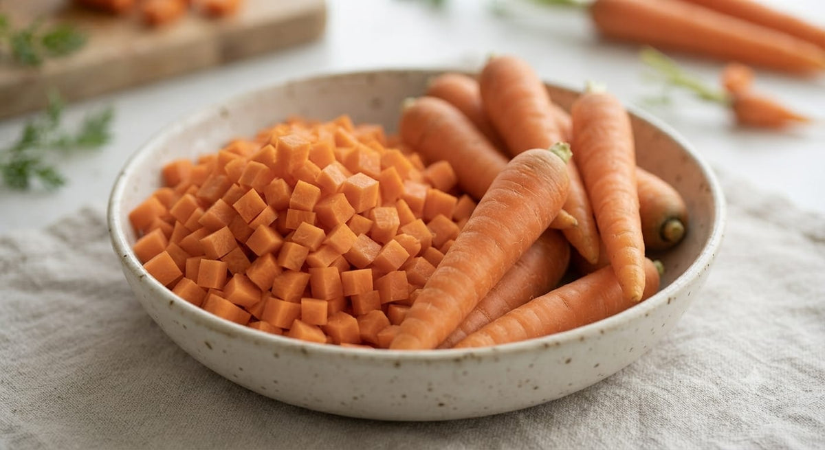 Diced Carrots کٹی ہوئی گاجر